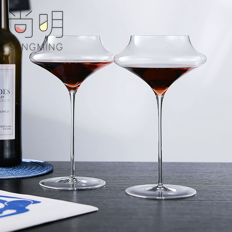 Crystal Wine Glass - 2PCS New Handmade Thin Extreme Light
