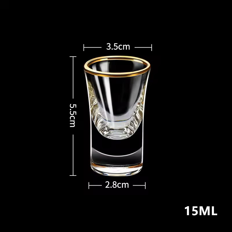 HeY LiLac 6Pcs Shot Glasses 15 - Crystal Wine Glass ulasan dan harga