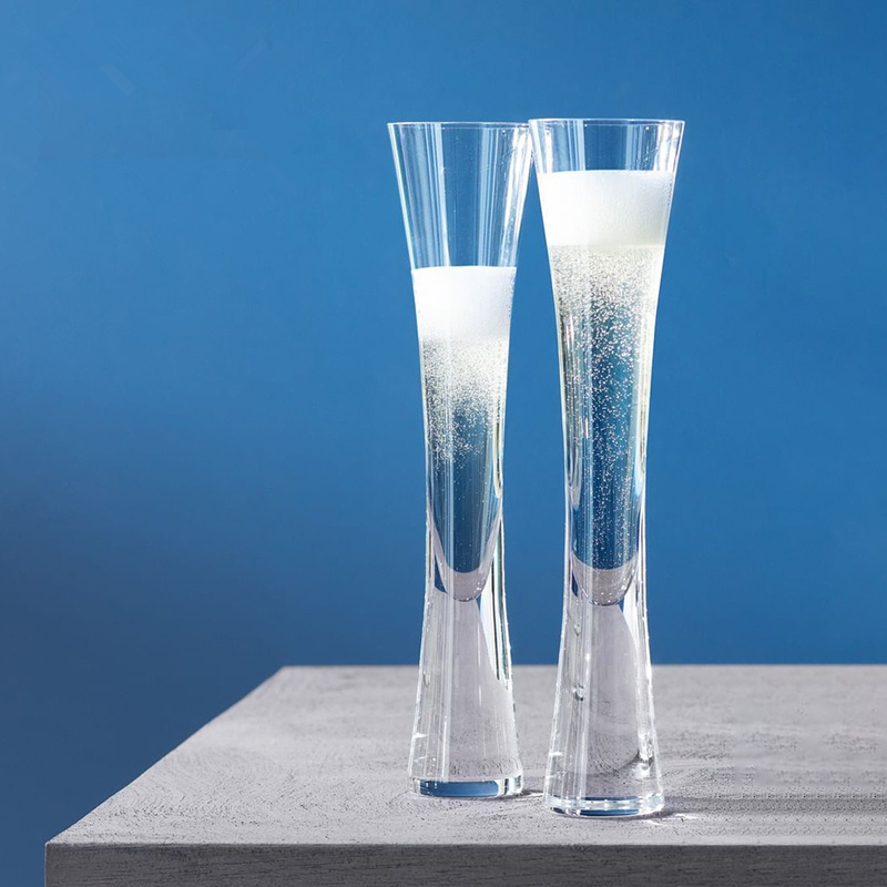 Handleless Champagne Glasses G - Crystal Wine Glass ulasan dan harga