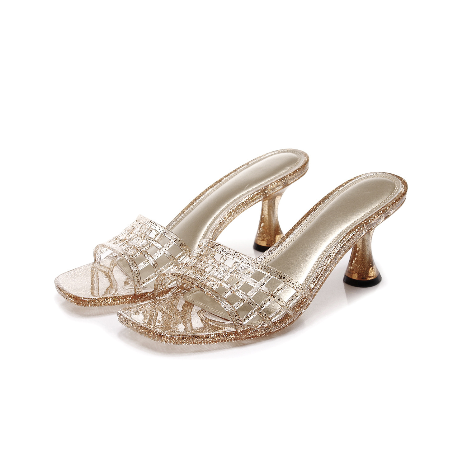 Women's New Sandals Pair of Fl - Crystal Wine Glass ulasan dan harga