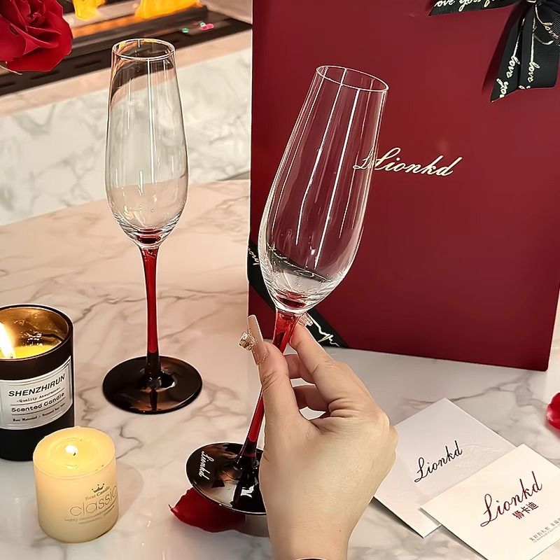 HYS high-end gift champagne cu - Crystal Wine Glass ulasan dan harga
