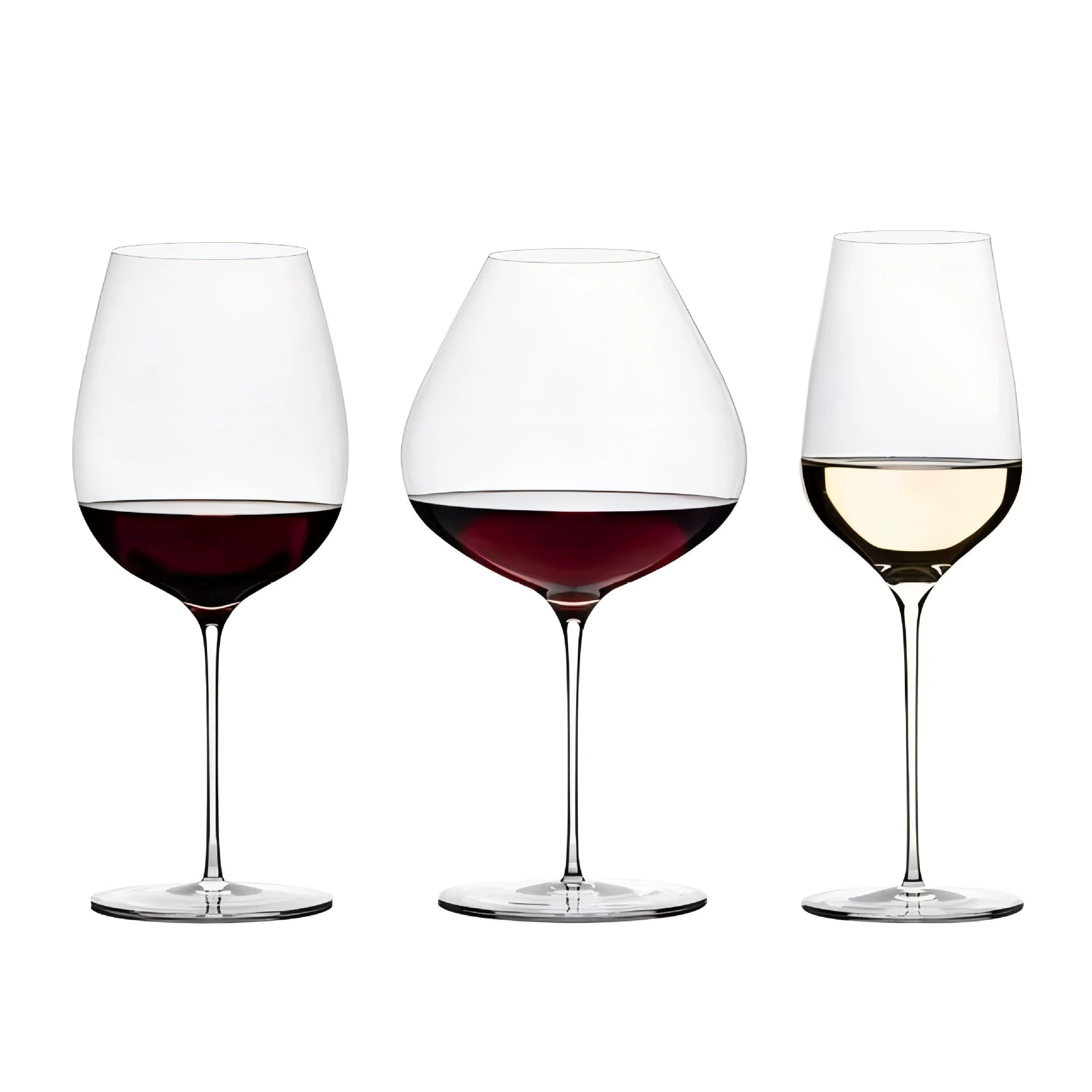 1PCS Burgundy Bordeaux Style U - Crystal Wine Glass ulasan dan harga
