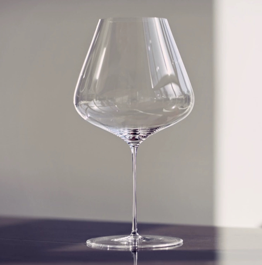 1PCS Burgundy Bordeaux Style U - Crystal Wine Glass ulasan dan harga