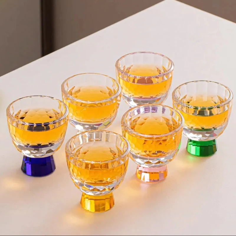 1 Pcs 50ml Diamond Cutting Cry - Crystal Wine Glass ulasan dan harga