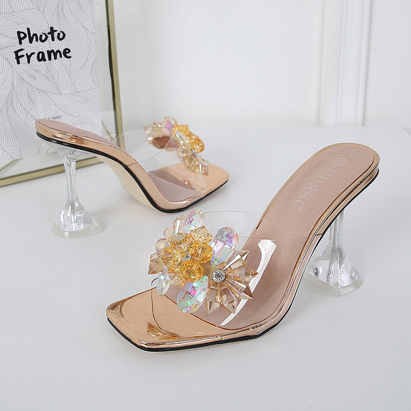 Women Summer Beautiful Square  - Crystal Wine Glass ulasan dan harga
