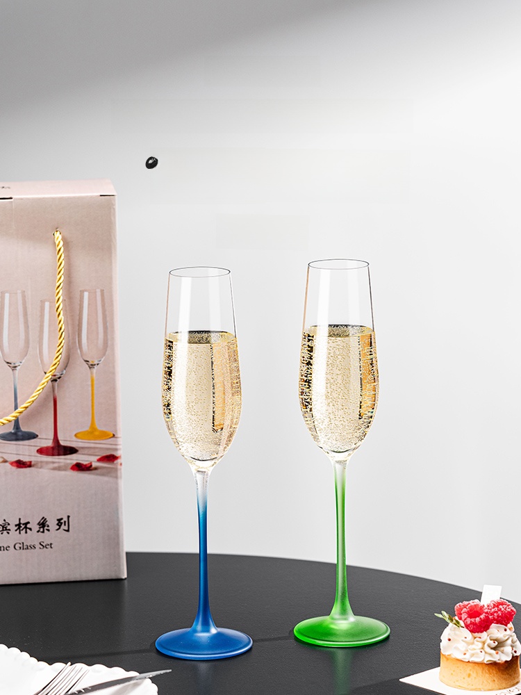 2026 New Champagne Glasses Set - Crystal Wine Glass ulasan dan harga