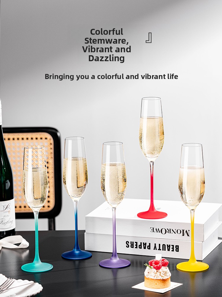2026 New Champagne Glasses Set - Crystal Wine Glass ulasan dan harga