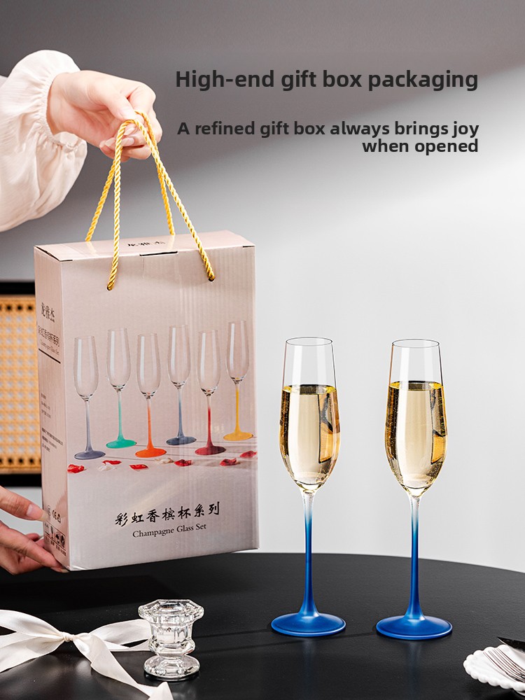 2026 New Champagne Glasses Set - Crystal Wine Glass ulasan dan harga