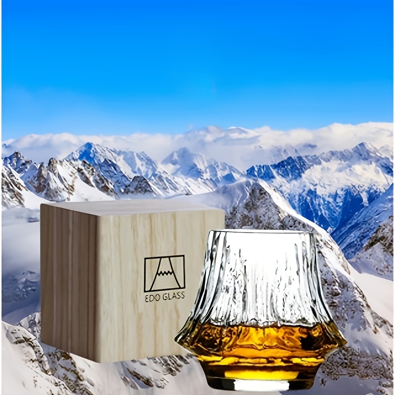 Fuji Mountain Inspired Whiskey - Crystal Wine Glass ulasan dan harga