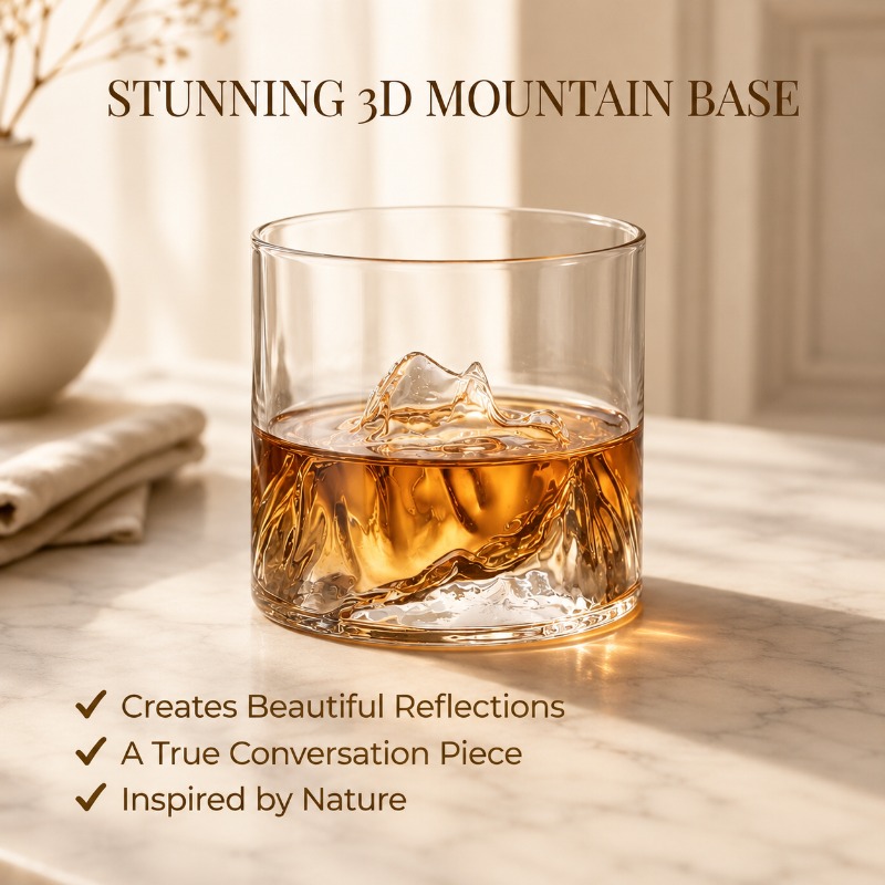 Guanshan Whiskey Glass Glass G - Crystal Wine Glass ulasan dan harga